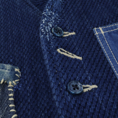 Porter Classic ポータークラシック 【美品】INDIGO BLUE KENDO VEST CUSTOM カスタムモデル 刺し子 パッチワーク ケンドー ベスト