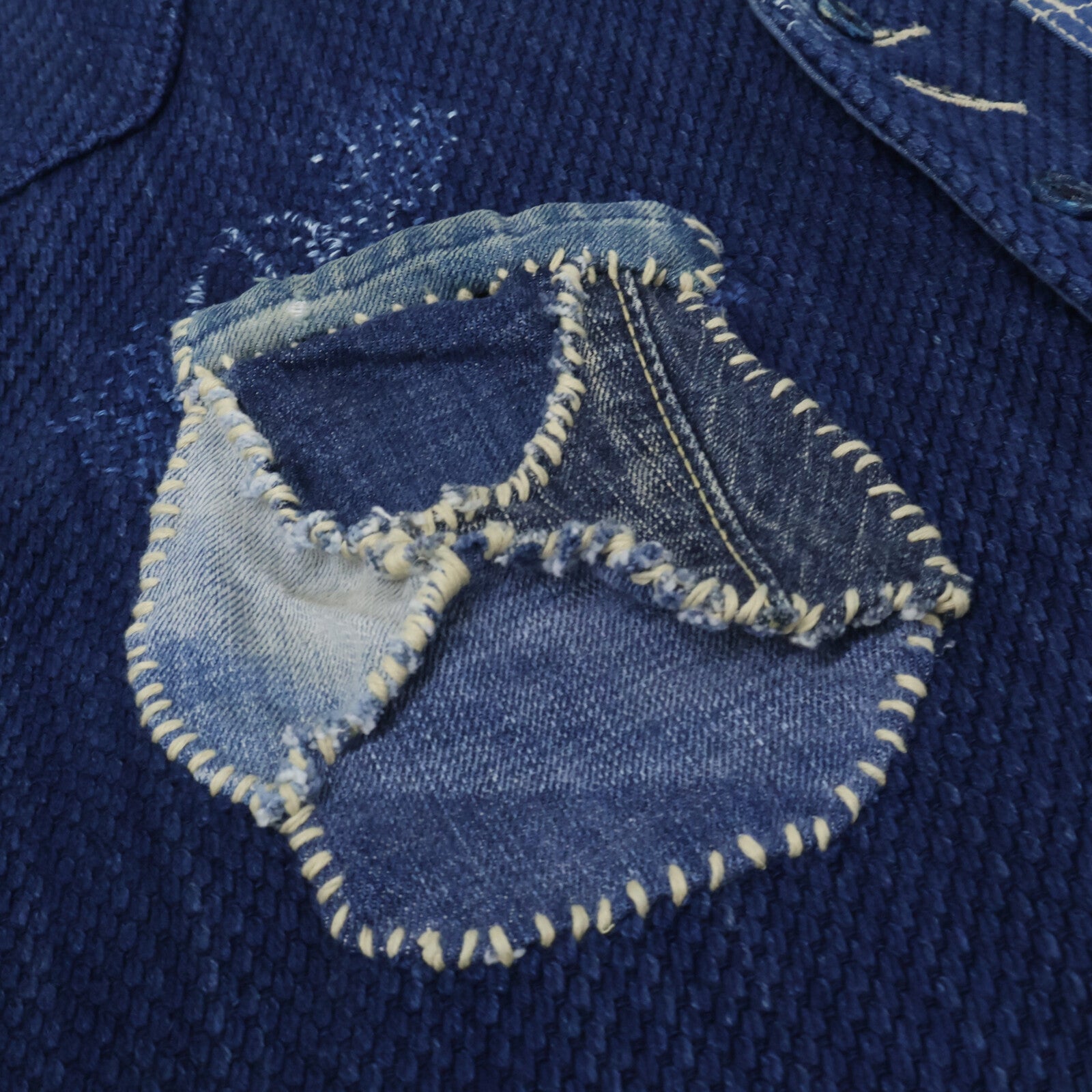 Porter Classic ポータークラシック 【美品】INDIGO BLUE KENDO VEST CUSTOM カスタムモデル 刺し子 パッチワーク ケンドー ベスト