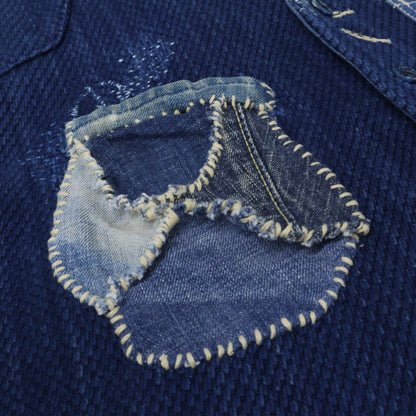Porter Classic ポータークラシック 【美品】INDIGO BLUE KENDO VEST CUSTOM カスタムモデル 刺し子 パッチワーク ケンドー ベスト