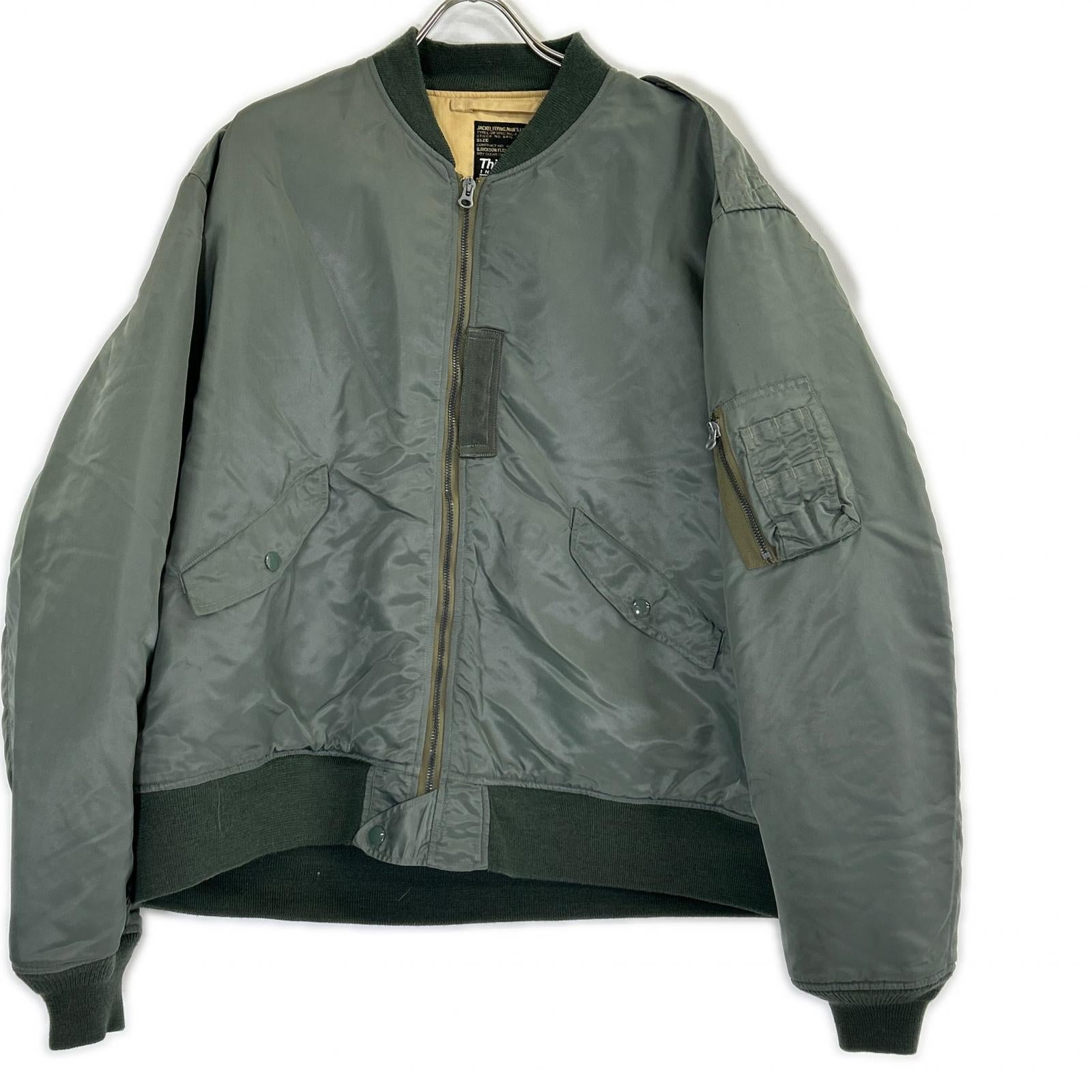 UNUSED アンユーズド ×BUZZ RICKSON'S BEAMS別注 US2112 L-2B オリーブ ナイロン×ウールリップストップ フライトジャケット ジャケット