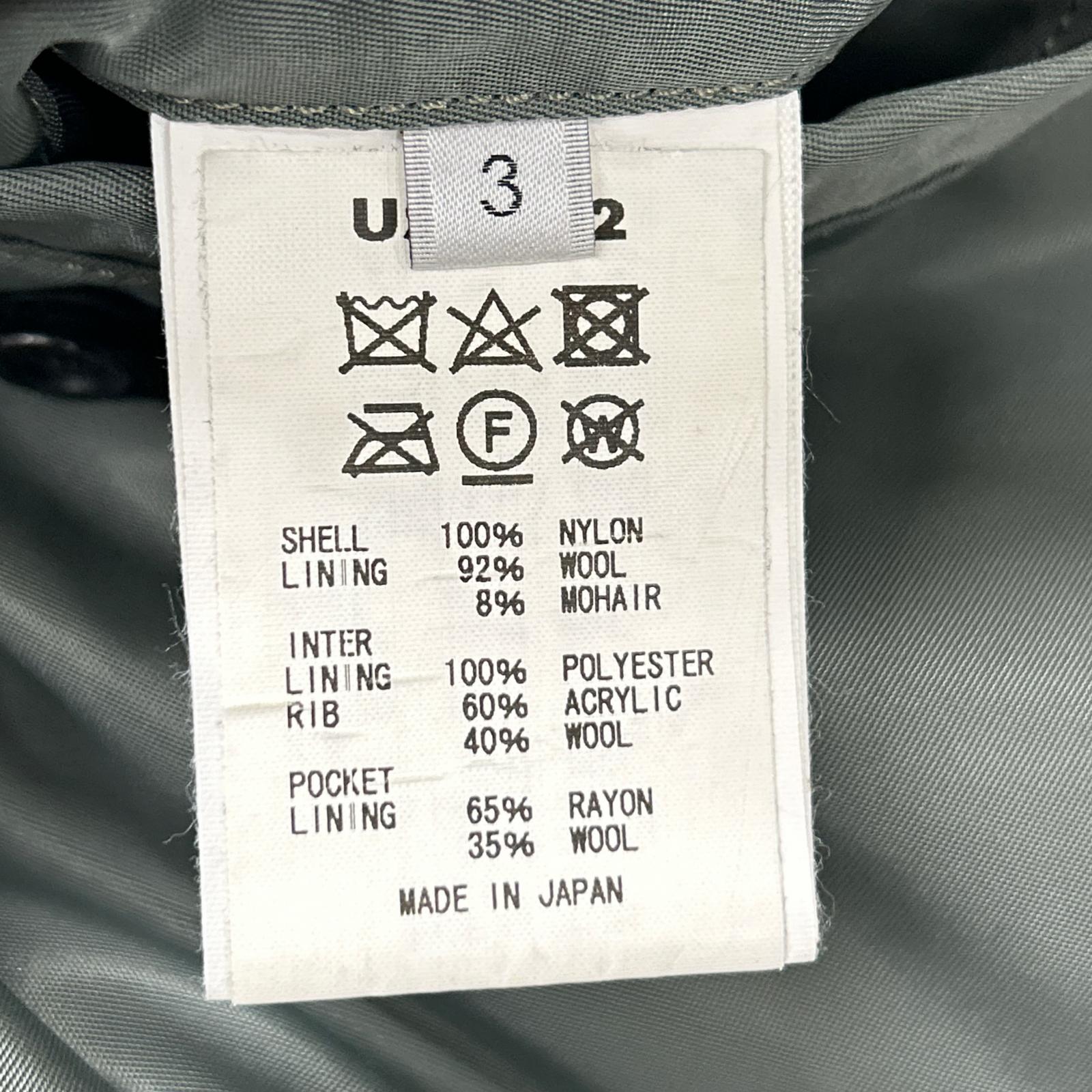 UNUSED アンユーズド ×BUZZ RICKSON'S BEAMS別注 US2112 L-2B オリーブ ナイロン×ウールリップストップ フライトジャケット ジャケット