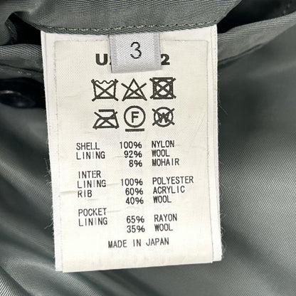 UNUSED アンユーズド ×BUZZ RICKSON'S BEAMS別注 US2112 L-2B オリーブ ナイロン×ウールリップストップ フライトジャケット ジャケット