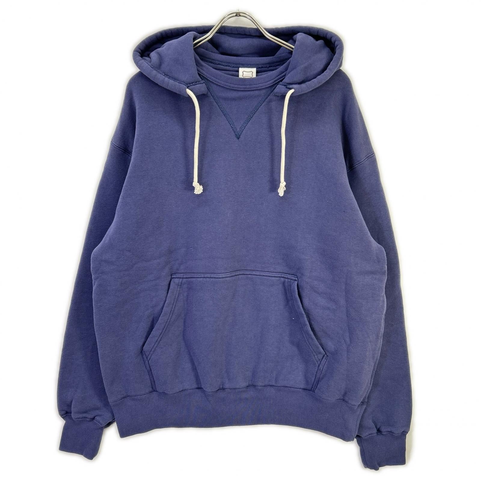STANDARD CALIFORNIA スタンダードカリフォルニア ブルー コットン ドローストリング SD AFTER HOOD SWEAT/後付けフーディ トップス