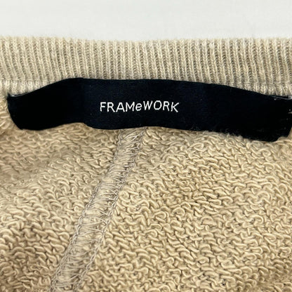FRAMeWORK フレームワーク 24-040-220-7580 ベージュ LINEN-TERRY サロペット/オールインワン オーバーオール オールインワン