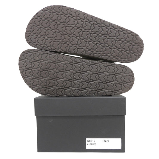 needles ニードルズ 美品 カーフスエード ピースマークバックル パピヨンパンチング Clog Sandal/クロッグサンダル トープ 9 SX512A シューズ