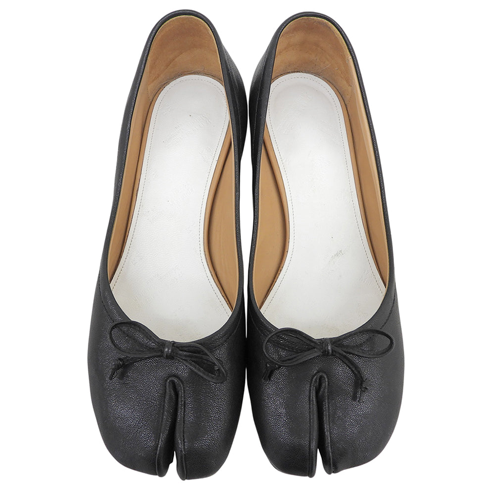 Maison margiela メゾンマルジェラ ナッパレザー タビ バレリーナ