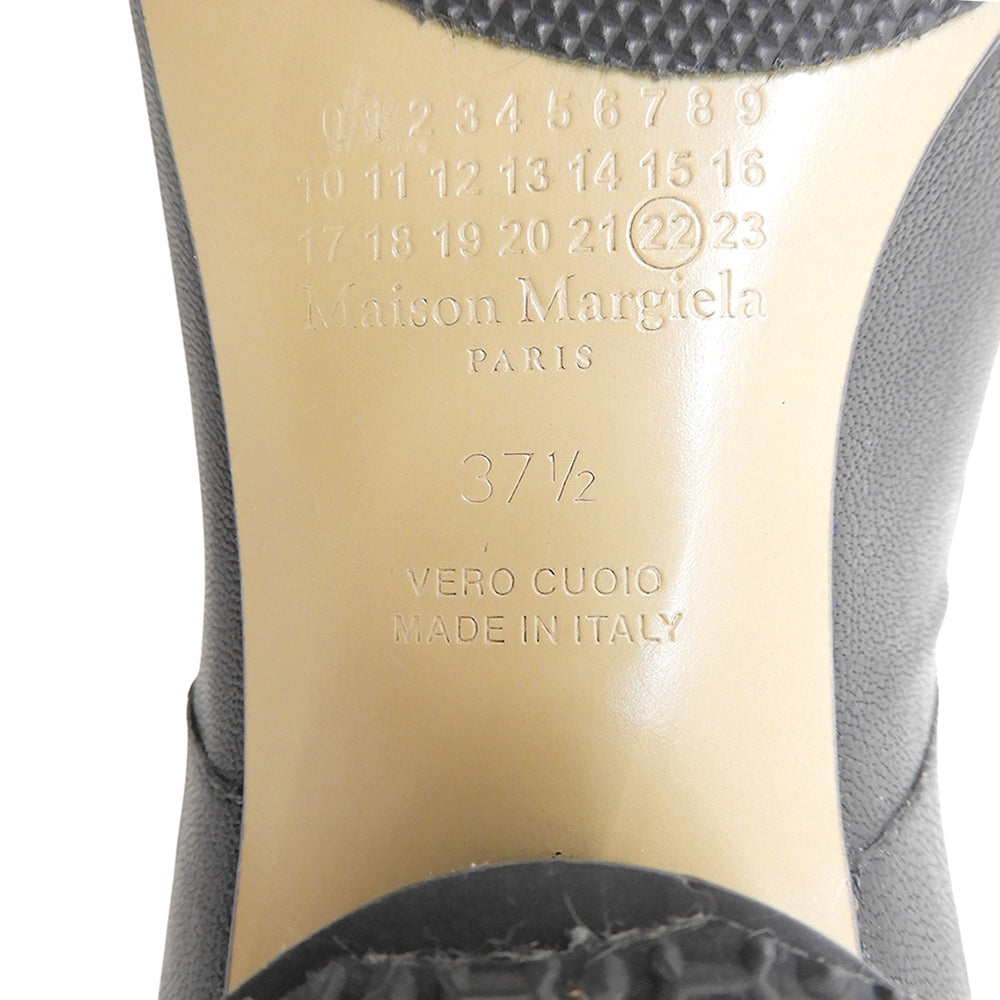 Maison margiela メゾンマルジェラ ナッパレザー タビ バレリーナ
