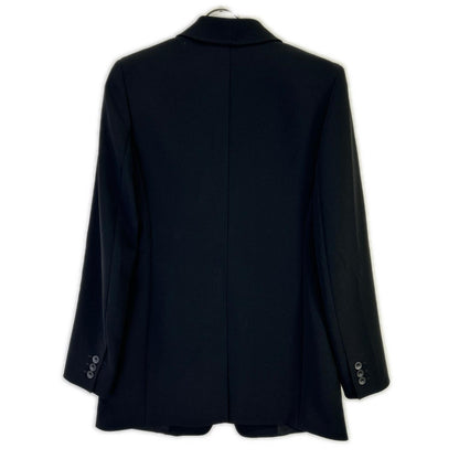 MAXMARA STUDIO マックスマーラスタジオ 23604114376 ブラック トリアセテート混 ピークドラペル 1Bテーラードジャケット ジャケット