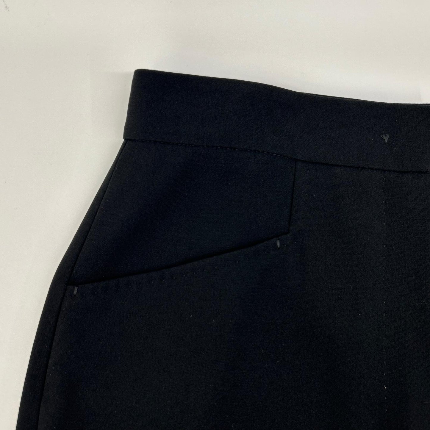 MAXMARA STUDIO 麦丝玛拉工作室 23610102376 黑色 醋酸纤维混纺 后开衩修身半身裙
