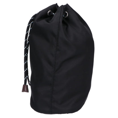 PRADA プラダ 新品同様 2NE067 2HE1 Re-Nylon xレザー トライアングルロゴ スピードロック ドローストリングポーチ リストレット クラッチバッグ セカンドバッグ クラッチバッグ