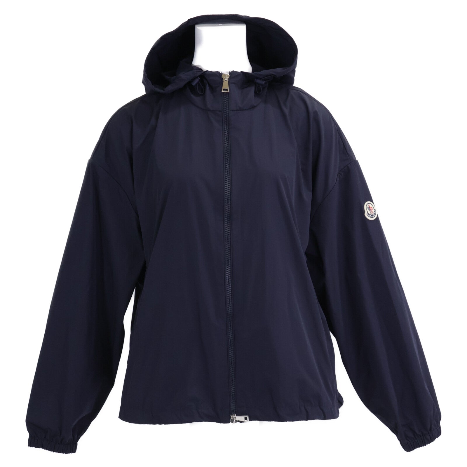 【美品】MONCLER / モンクレール　TYX ジャケット　 ロゴ　ワッペン MONCLER モンクレール TYX ダブルジップ ナイロン フーディジャケット