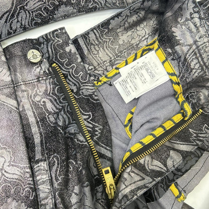 Vivienne Westwood ANGLOMANIA 【×Lee】358-03-77301 Black Bondage Shorts with Waist Bag Bottoms