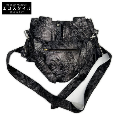 Vivienne Westwood ANGLOMANIA 【×Lee】358-03-77301 Black Bondage Shorts with Waist Bag Bottoms