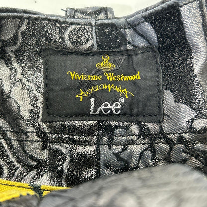 Vivienne Westwood ANGLOMANIA 【×Lee】358-03-77301 Black Bondage Shorts with Waist Bag Bottoms