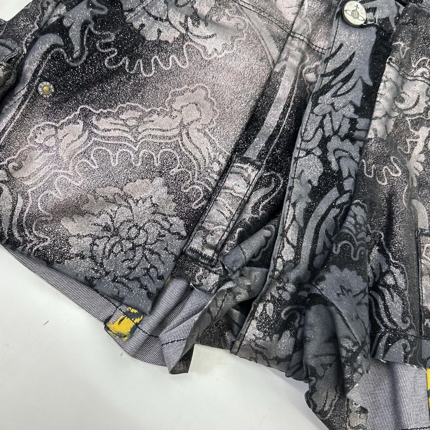 Vivienne Westwood ANGLOMANIA 【×Lee】358-03-77301 Black Bondage Shorts with Waist Bag Bottoms