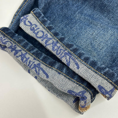 Vivienne Westwood ANGLOMANIA 15-01-762004 Indigo Sarouel Denim Pants Bottoms