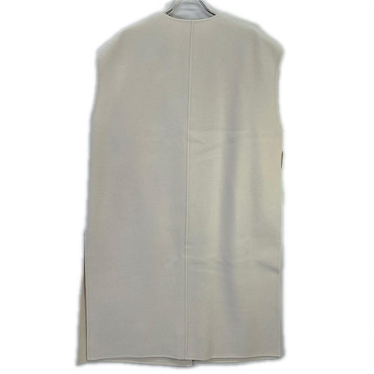 NIJYUSANKU 23区 24AW アイボリー ウール90 ノーヵラー ウールリバー ジレ ベスト