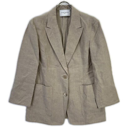 UNITED ARROWS ユナイテッドアローズ 1522-144-2252 ベージュ リネン テーラード ジャケット ジャケット