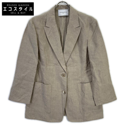 UNITED ARROWS 联合艾诺 1522-144-2252 米色 亚麻 西装夹克 夹克