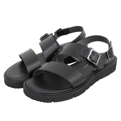 TOSHINOSUKETAKEGAHARA トシノスケタケガハラ 新品同様 BEAUTIFUL SHOES SS BELT SANDALS レザーベルトサンダル 黒 6 BSS2512001 26SS シューズ