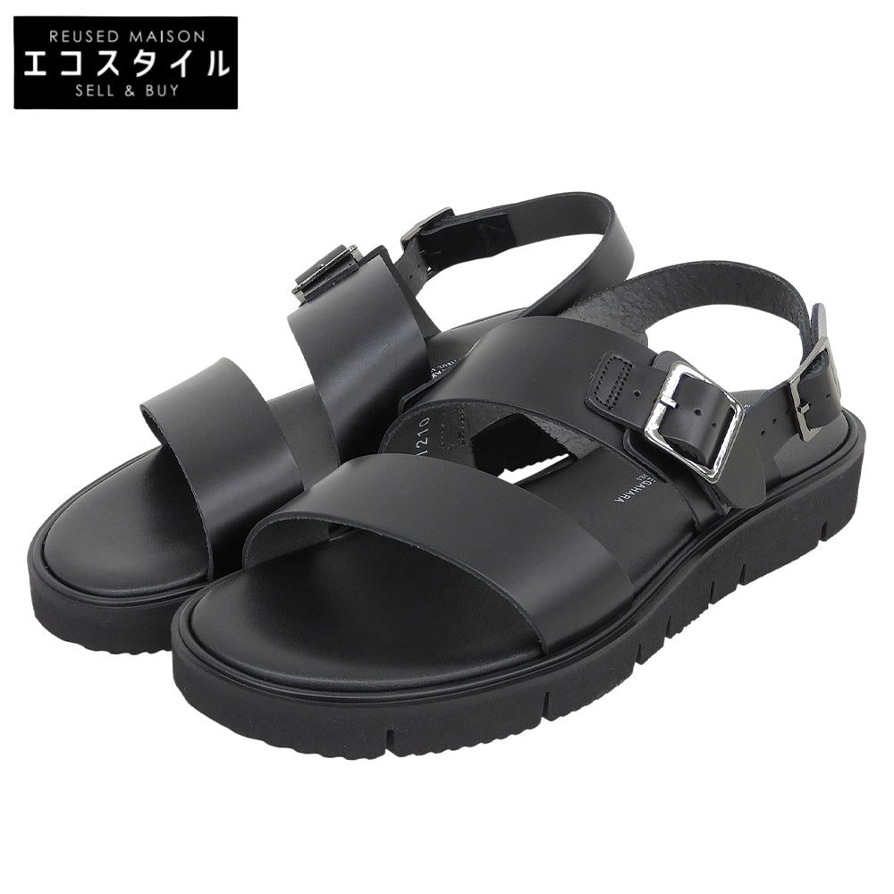 TOSHINOSUKETAKEGAHARA トシノスケタケガハラ 新品同様 BEAUTIFUL SHOES SS BELT SANDALS レザーベルトサンダル 黒 6 BSS2512001 26SS シューズ