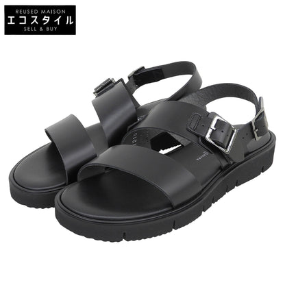 TOSHINOSUKETAKEGAHARA トシノスケタケガハラ 新品同様 BEAUTIFUL SHOES SS BELT SANDALS レザーベルトサンダル 黒 6 BSS2512001 26SS シューズ