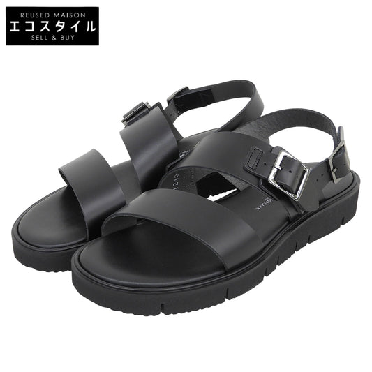TOSHINOSUKETAKEGAHARA トシノスケタケガハラ 新品同様 BEAUTIFUL SHOES SS BELT SANDALS レザーベルトサンダル 黒 6 BSS2512001 26SS シューズ