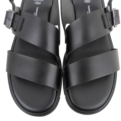TOSHINOSUKETAKEGAHARA トシノスケタケガハラ 新品同様 BEAUTIFUL SHOES SS BELT SANDALS レザーベルトサンダル 黒 6 BSS2512001 26SS シューズ