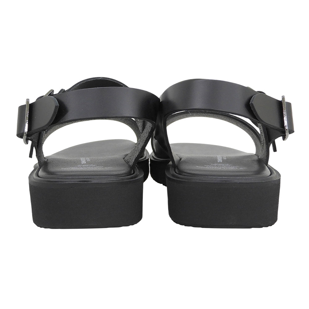 TOSHINOSUKETAKEGAHARA トシノスケタケガハラ 新品同様 BEAUTIFUL SHOES SS BELT SANDALS レザーベルトサンダル 黒 6 BSS2512001 26SS シューズ