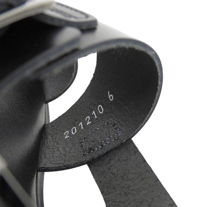 TOSHINOSUKETAKEGAHARA トシノスケタケガハラ 新品同様 BEAUTIFUL SHOES SS BELT SANDALS レザーベルトサンダル 黒 6 BSS2512001 26SS シューズ