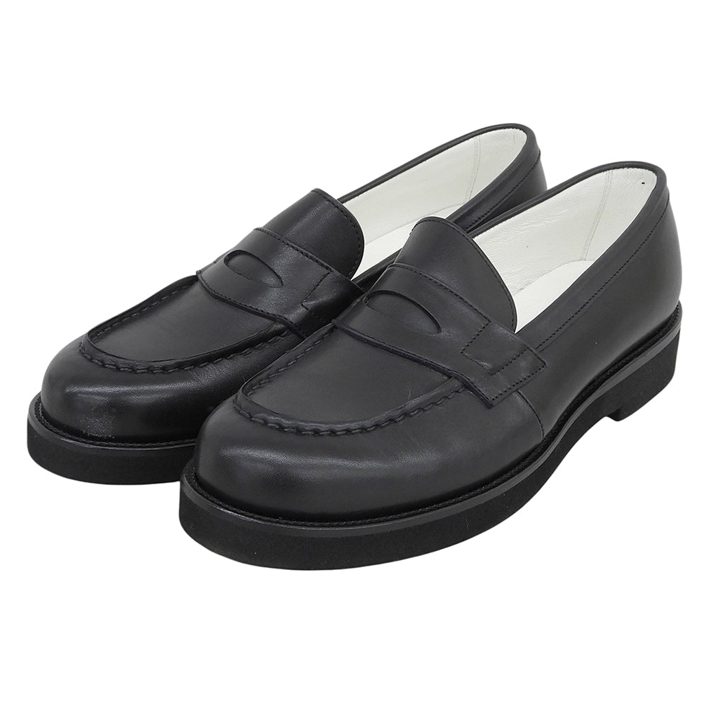 TOSHINOSUKE TAKEGAHARA Like New BEAUTIFUL SHOES LOAFER Coin Loafers Women's Black 24cm BSS201205 Shoes