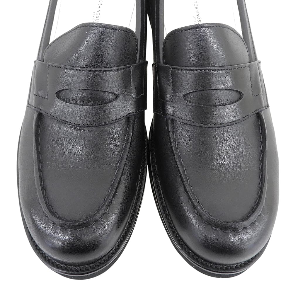TOSHINOSUKE TAKEGAHARA Like New BEAUTIFUL SHOES LOAFER Coin Loafers Women's Black 24cm BSS201205 Shoes