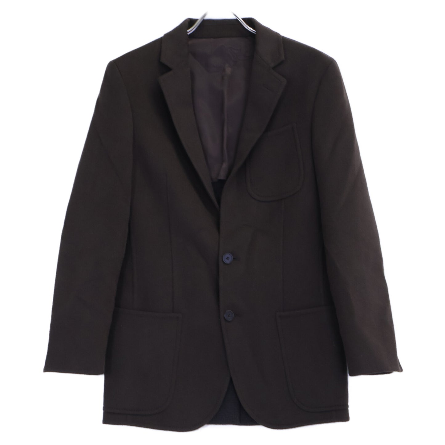LOUIS VUITTON Louis Vuitton [domestically authorized] RM082M MNJA12W2K wool and cashmere 2-button Napolitana jacket jacket