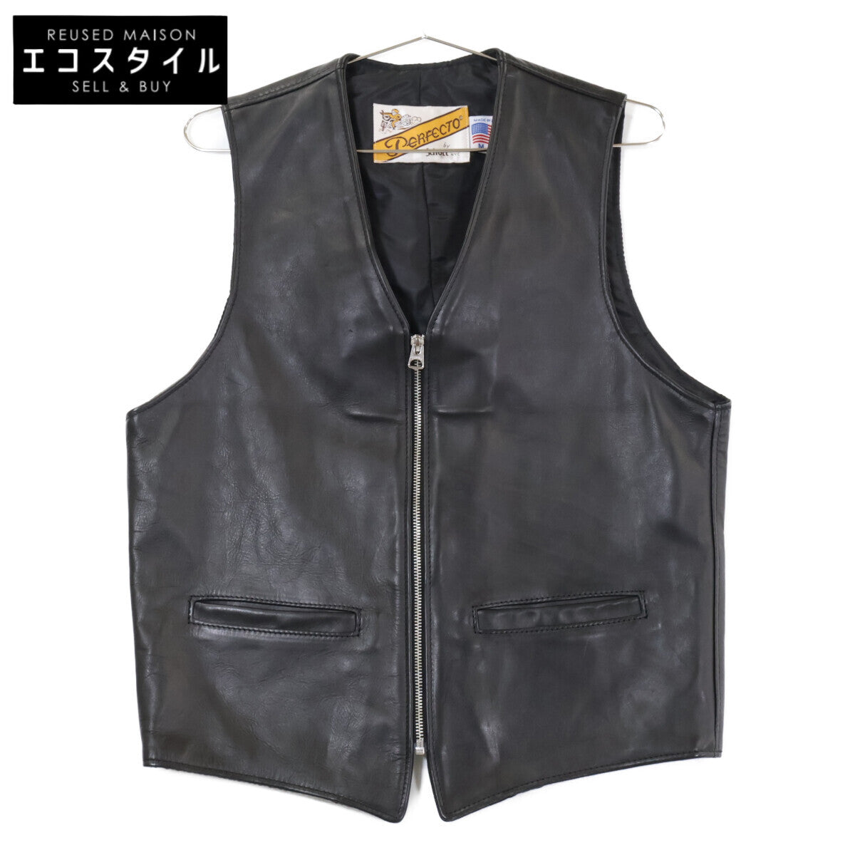 SCHOTT ショット 【国内正規】7825951002 193V LEATHER VEST レザー ベスト