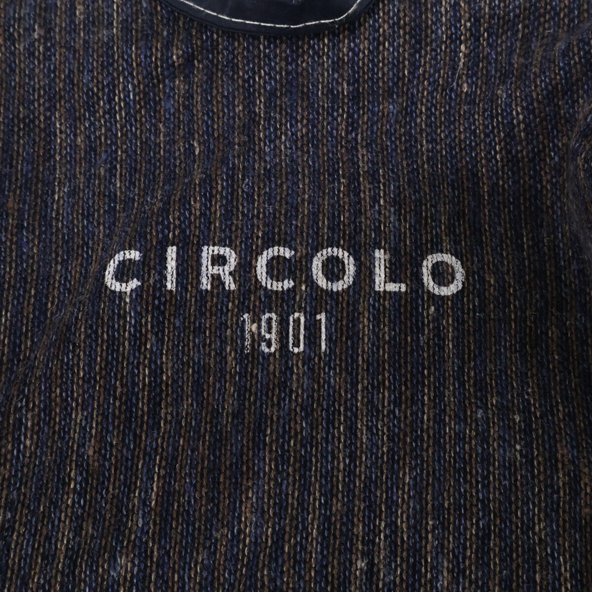 CIRCOLO1901 チルコロ1901 【国内正規】ACU2247MB ストライプ メタルボタン サイドベンツ 2Bテーラードジャケット ジャケット
