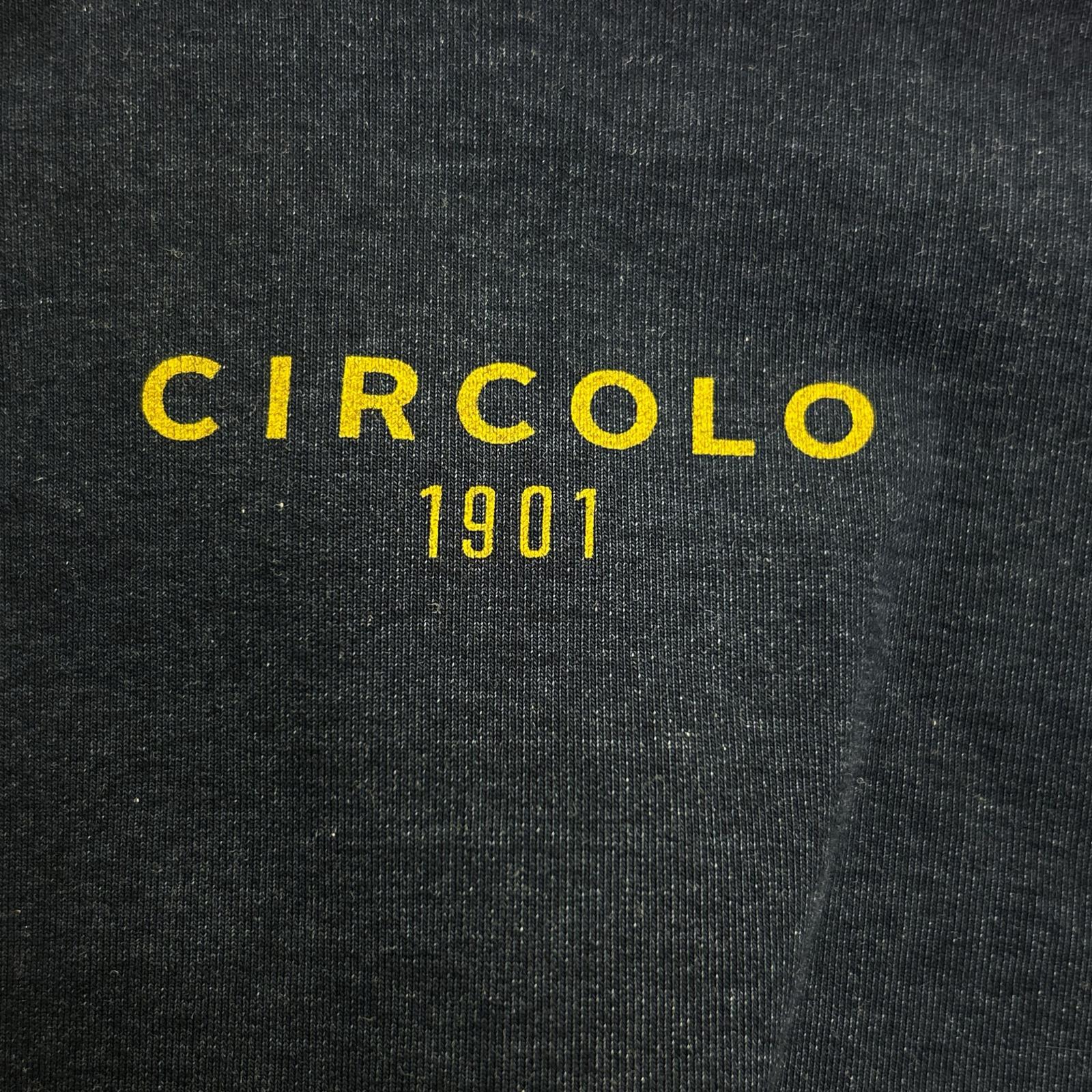 CIRCOLO1901 チルコロ1901 インディゴ コットン混 サイドベンツ メタルボタン ジャージーテーラードジャケット ジャケット