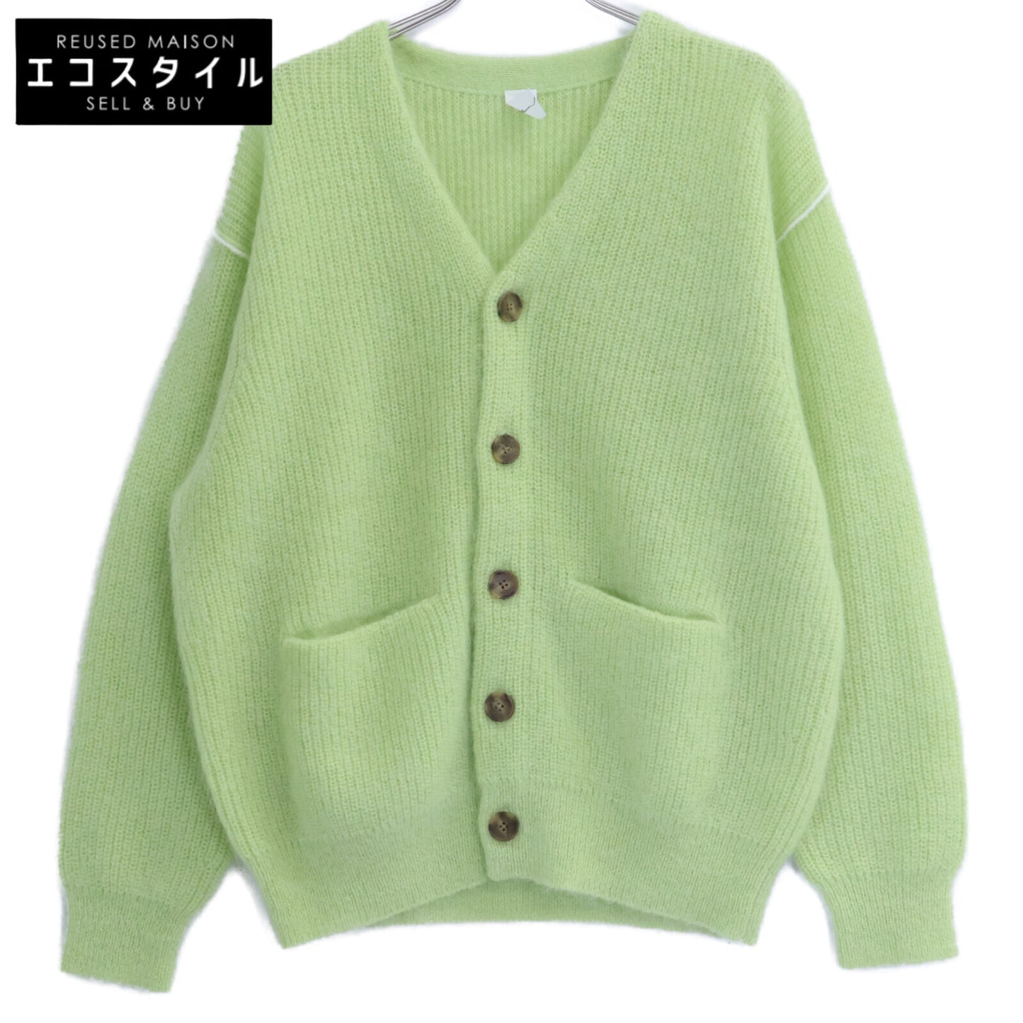 MEIAS メイアス 【美品】MOCD-2A07 SUPER KID MOHAIR V CADIGAN スーパー キッド モヘア Vネック カーディガン トップス