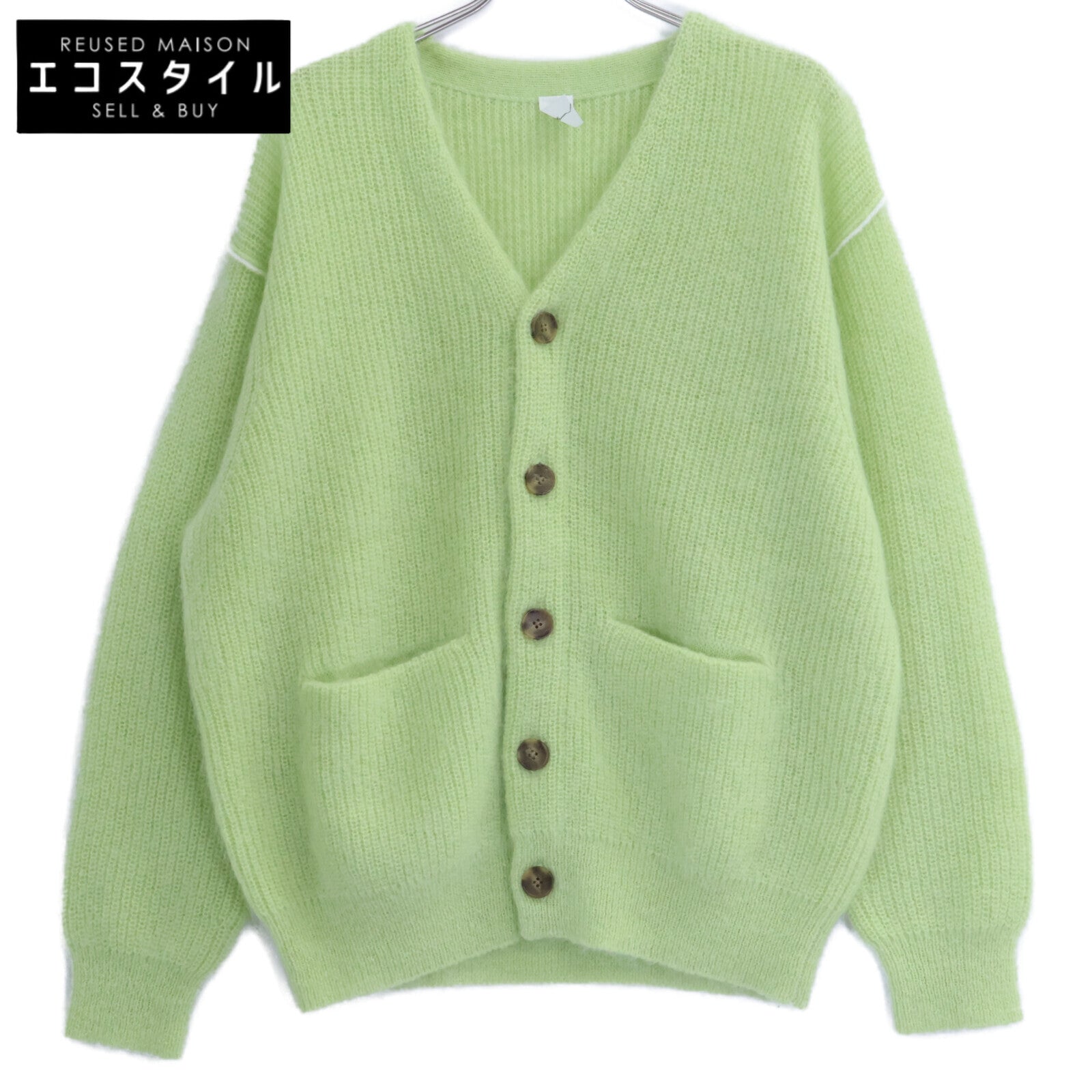 MEIAS メイアス 【美品】MOCD-2A07 SUPER KID MOHAIR V CADIGAN スーパー キッド モヘア Vネック カーディガン トップス