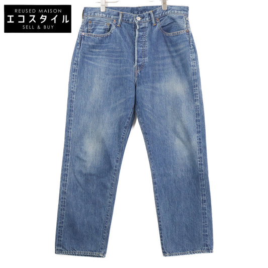 A.PRESSE アプレッセ 22AAP-04-05H Washed Denim Wide Pants ウォッシュ デニム ワイドパンツ ボトムス