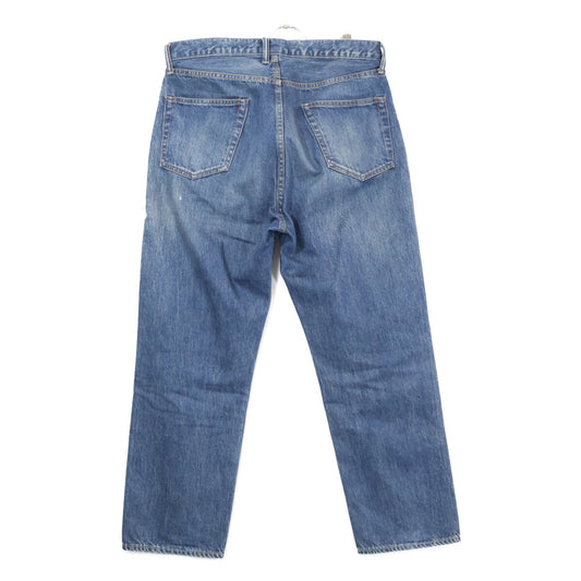 A.PRESSE アプレッセ 22AAP-04-05H Washed Denim Wide Pants ウォッシュ デニム ワイドパンツ ボトムス