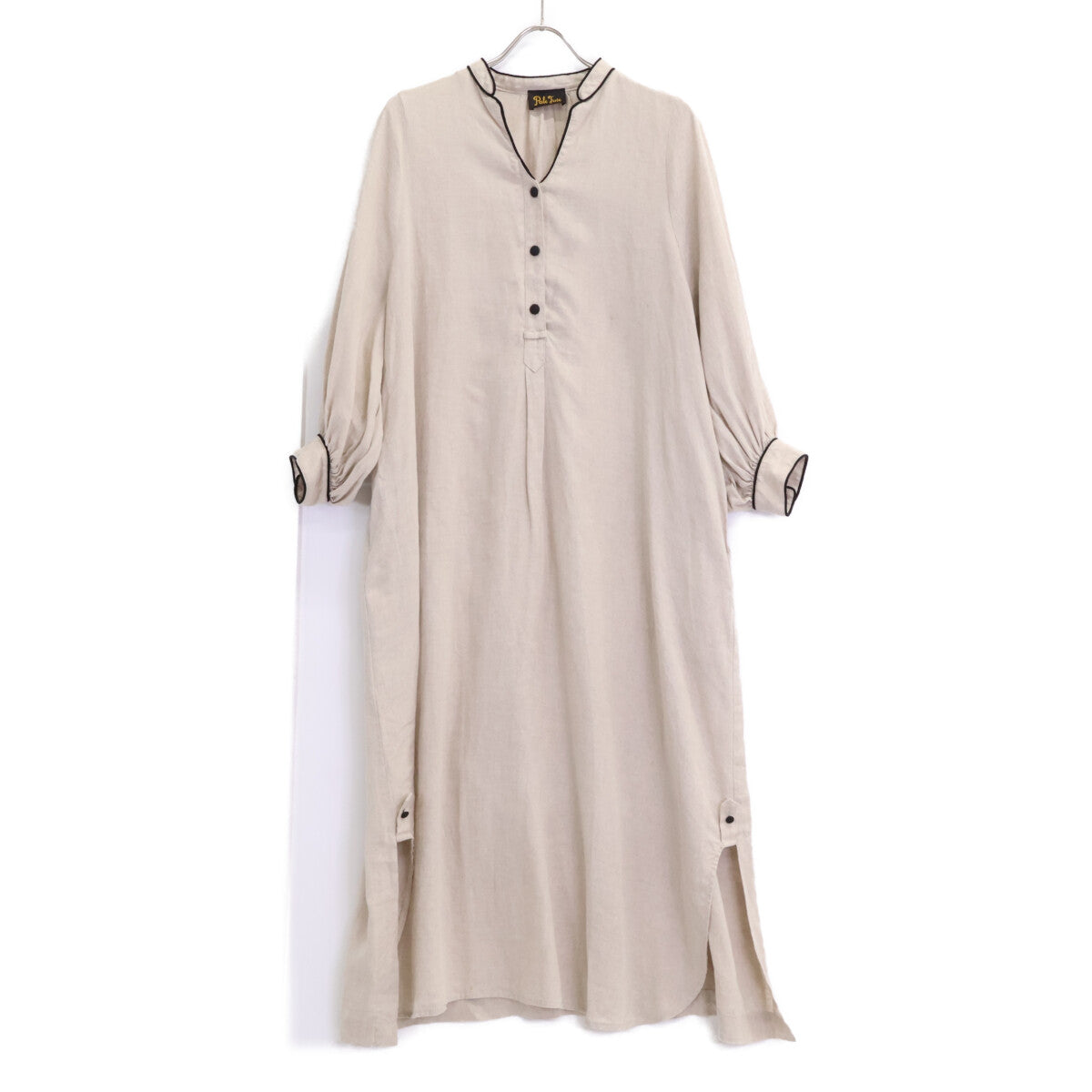 Pale Jute ペールジュート 【美品】PJ-2022SS-01 オリジナルリネン ロングスリーブ ワンピース