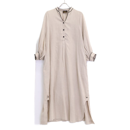Pale Jute ペールジュート 【美品】PJ-2022SS-01 オリジナルリネン ロングスリーブ ワンピース