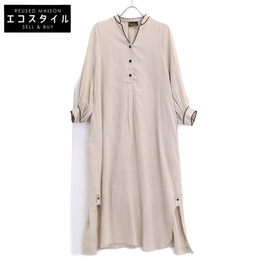 Pale Jute ペールジュート 【美品】PJ-2022SS-01 オリジナルリネン ロングスリーブ ワンピース