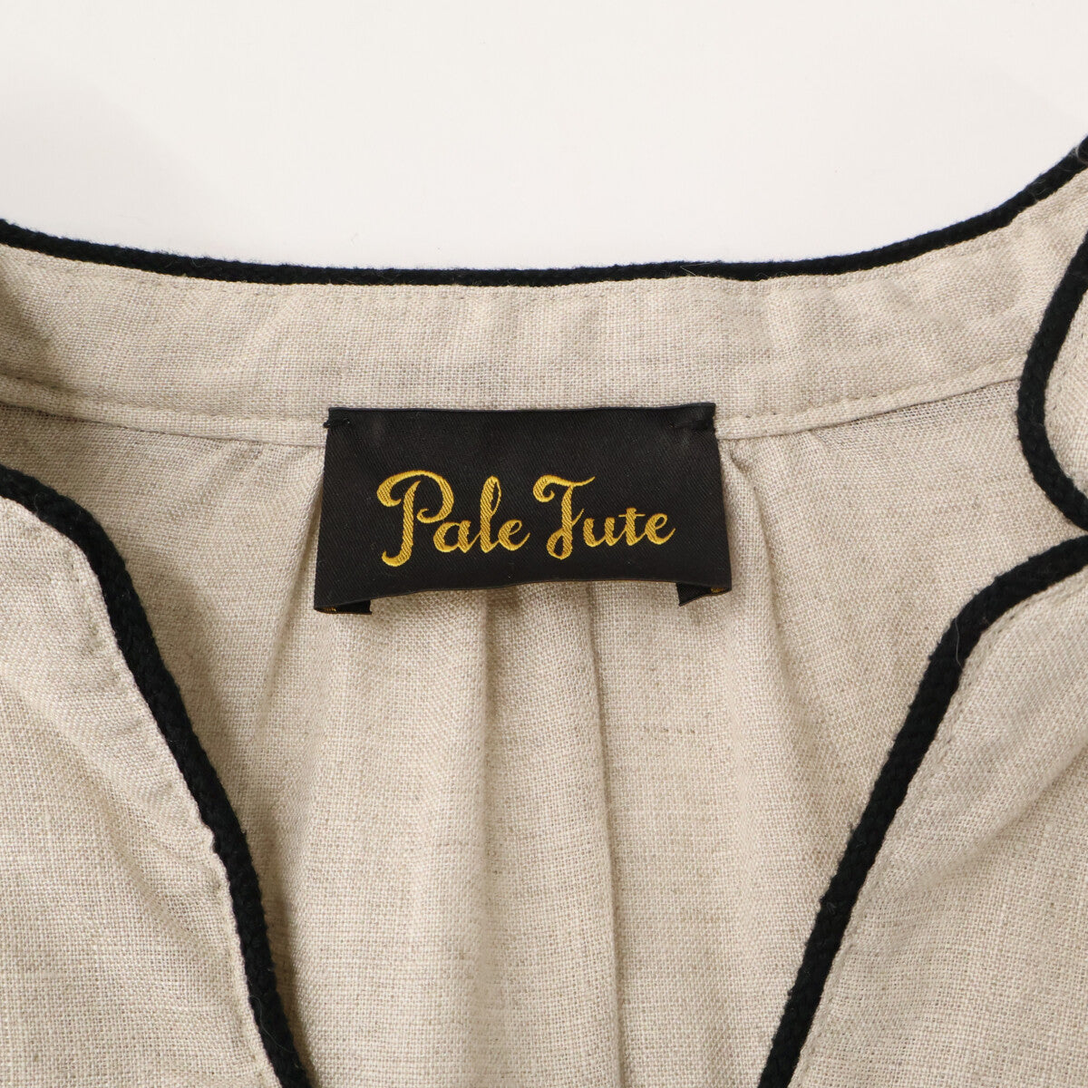 Pale Jute ペールジュート 【美品】PJ-2022SS-01 オリジナルリネン ロングスリーブ ワンピース
