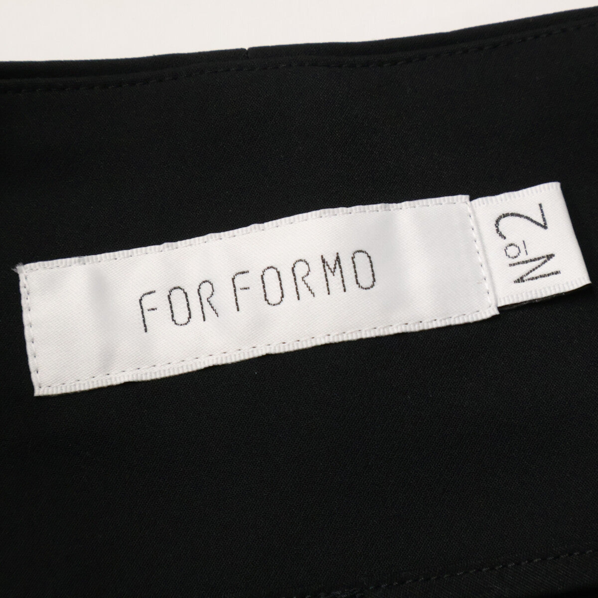FORFORMO フォルフォルモ 【美品】725314 サイドジップ ワイド クロップドパンツ ボトムス