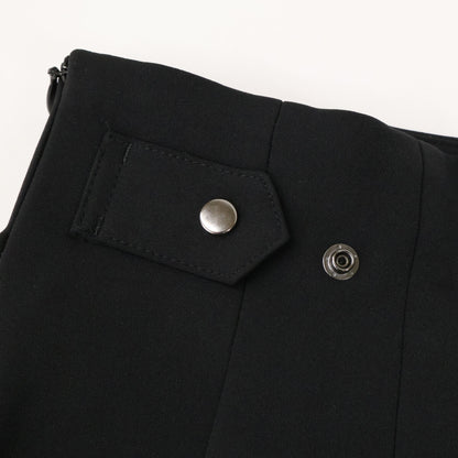 FORFORMO フォルフォルモ 【美品】725314 サイドジップ ワイド クロップドパンツ ボトムス