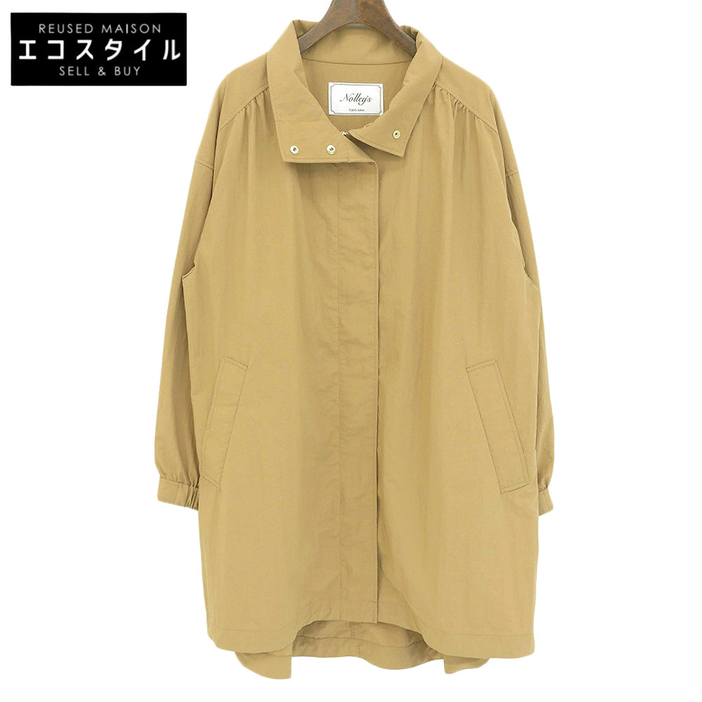 NOLLEY'S ノーリーズ 美品 ウォッシャブルスタンドネックコート レディース キャメル 36 25年製 コート