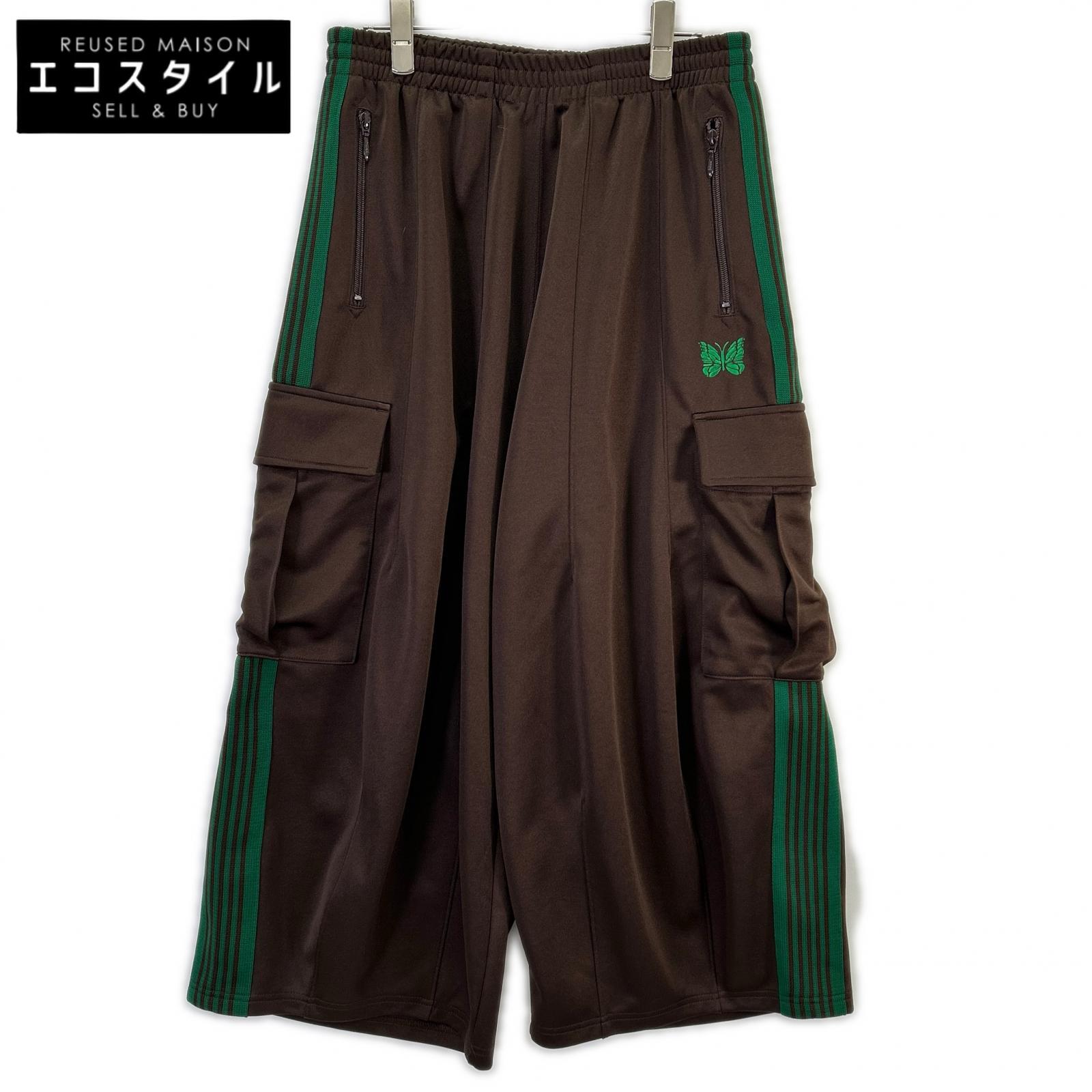 needles ニードルズ 【LHP別注】PU1631 25SS ブラウン×グリーン H.D.Track Pants ヒザデルトラックパン ボトムス