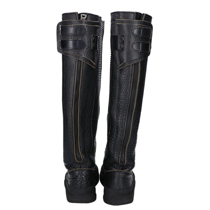 L.G.B. ルグランブルー LUNA BOOTS/LG ベルト ロングブーツ シューズ