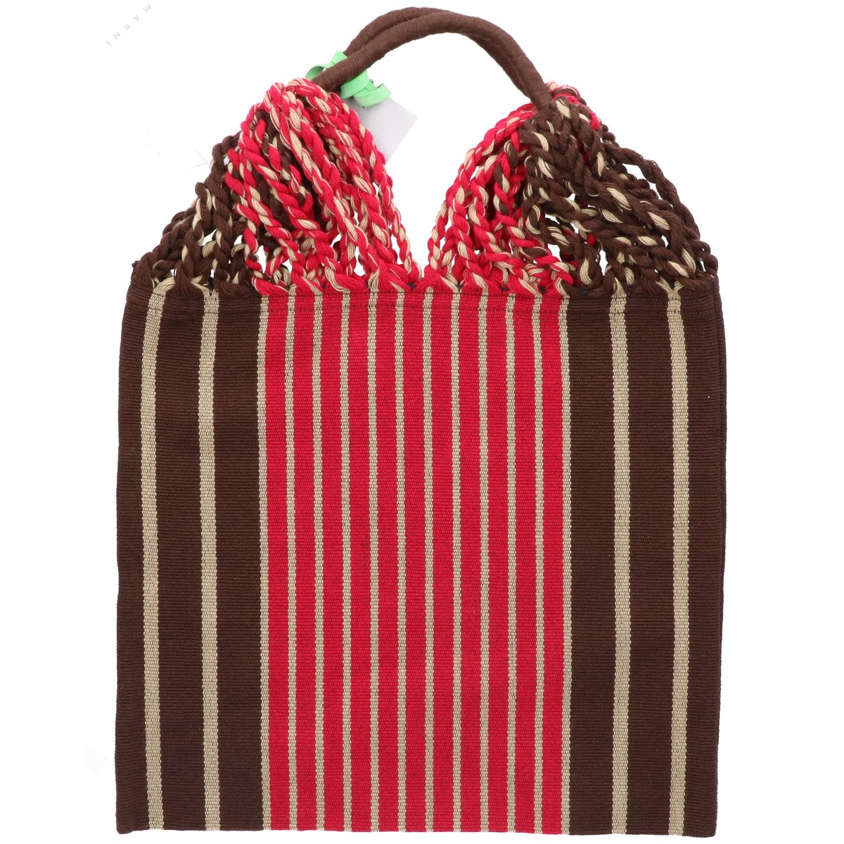 MARNI マルニ 【新品同様】SHMH0009A0 MARKET HAMMOCK BAG ストライプ マーケット ハンモックバッグ/ トートバッグ